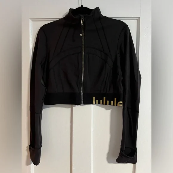 Lululemon Define Jacket Cropped *Gold Size 8 - Picture 7 of 11